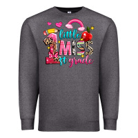 Charcoal Heather little miss first grade Premium Sweatshirt - NancyCooperArtShop