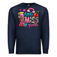 Navy little miss first grade Premium Sweatshirt - NancyCooperArtShop