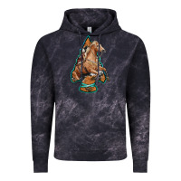 Cloud Black arrowhead horse, Vintage Hoodie - RanaPortraitStore