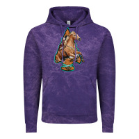 Cloud Purple arrowhead horse, Vintage Hoodie - RanaPortraitStore