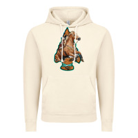 Vintage Artic arrowhead horse, Vintage Hoodie - RanaPortraitStore