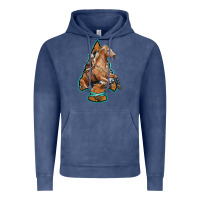 Vintage Denim arrowhead horse, Vintage Hoodie - RanaPortraitStore