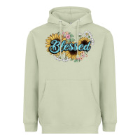 Matcha blessed Heavyweight Hoodie - NancyCooperArtShop
