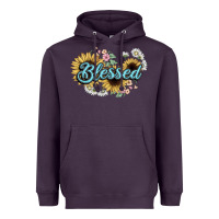 Plum blessed Heavyweight Hoodie - NancyCooperArtShop