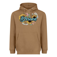 Toasted Coconut blessed Heavyweight Hoodie - NancyCooperArtShop