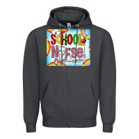 Smoke Western School Nurse Zipper Hoodie - LillyAllenDesigns