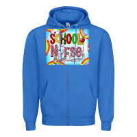 True Royal Western School Nurse Zipper Hoodie - LillyAllenDesigns