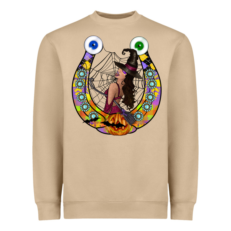 Halloween Horseshoe Heavyweight Sweatshirt by CowhideDigitalArt | Teevron