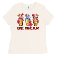 Bone floral ice cream Ladies Tee - AdoDesignShop