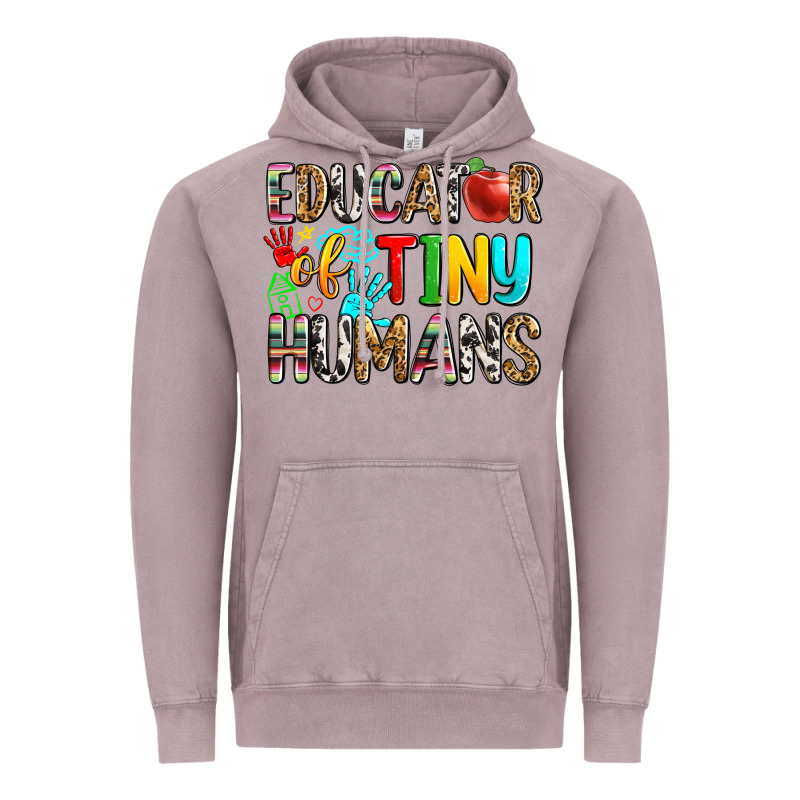 Educator Of Tiny Humans Vintage Hoodie by Zillion Design Studio | Teevron
