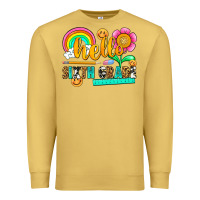 Antique Gold hello sixth grade Premium Sweatshirt - NancyCooperArtShop
