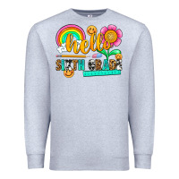 Heather Grey hello sixth grade Premium Sweatshirt - NancyCooperArtShop