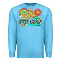 Ocean Blue hello sixth grade Premium Sweatshirt - NancyCooperArtShop