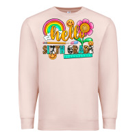 Pale Pink hello sixth grade Premium Sweatshirt - NancyCooperArtShop