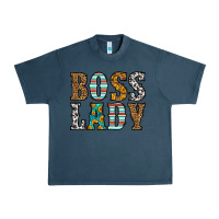 Midnight Navy western boss lady Urban Heavy Tee - HRA Design Shop