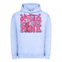 Pigment Grape Ice In October We Wear Pink with Gnome Urban Hoodie - texasbilliewilder