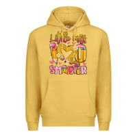 Antique Gold little miss 100 days smarter Premium Hoodie - Artiststas