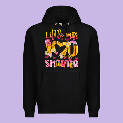 Little Miss 100 Days Smarter Premium Hoodie Designed By Artiststas