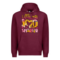 Burgundy little miss 100 days smarter Premium Hoodie - Artiststas