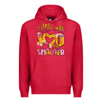 Cardinal little miss 100 days smarter Premium Hoodie - Artiststas