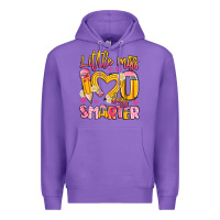 Purple little miss 100 days smarter Premium Hoodie - Artiststas