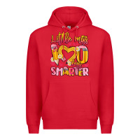 Red little miss 100 days smarter Premium Hoodie - Artiststas