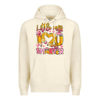 Sandshell little miss 100 days smarter Premium Hoodie - Artiststas