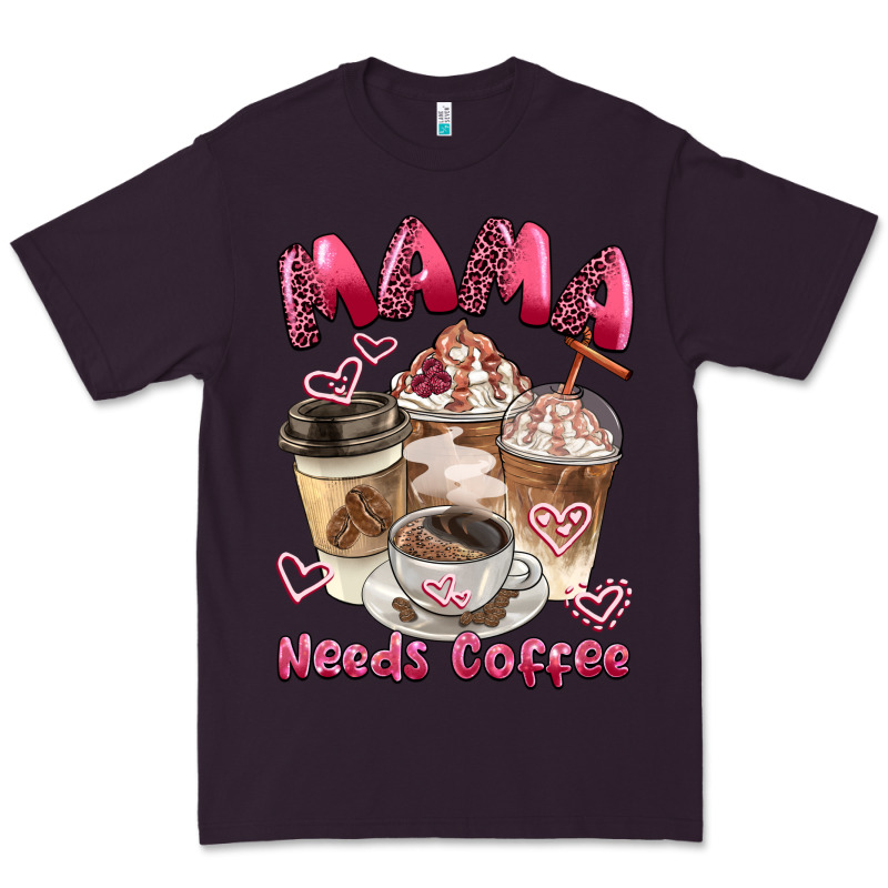 Mama Needs Coffee Premium Tee by BarkalooDesign | Teevron