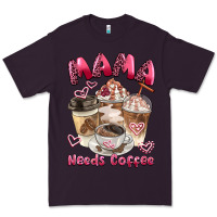 Plum mama needs coffee Premium Tee - BarkalooDesign