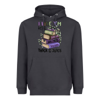 Smoke i like them real thick and juicy books Heavyweight Hoodie - MaliasSmallBusiness