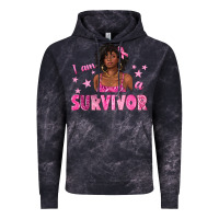 Cloud Black I Am a Survivor Breast Cancer with Afro Woman Vintage Hoodie - texasbilliewilder