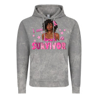 Cloud Rock I Am a Survivor Breast Cancer with Afro Woman Vintage Hoodie - texasbilliewilder
