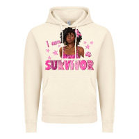 Vintage Artic I Am a Survivor Breast Cancer with Afro Woman Vintage Hoodie - texasbilliewilder