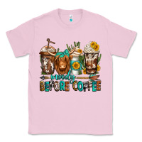 Bubblegum Pink moody before coffee longhaired cow coffee Classic Tee - Jasminsmagicworld