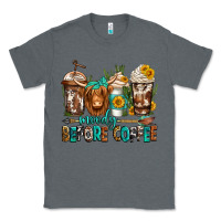 Charcoal Heather moody before coffee longhaired cow coffee Classic Tee - Jasminsmagicworld