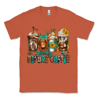 Copper moody before coffee longhaired cow coffee Classic Tee - Jasminsmagicworld