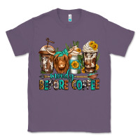 Lavender moody before coffee longhaired cow coffee Classic Tee - Jasminsmagicworld