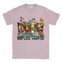 Lilac moody before coffee longhaired cow coffee Classic Tee - Jasminsmagicworld