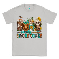 Moon Dust moody before coffee longhaired cow coffee Classic Tee - Jasminsmagicworld