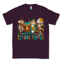 Plum moody before coffee longhaired cow coffee Classic Tee - Jasminsmagicworld