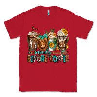 Red moody before coffee longhaired cow coffee Classic Tee - Jasminsmagicworld