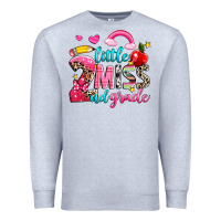 Heather Grey little miss second grade Premium Sweatshirt - NancyCooperArtShop