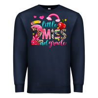 Navy little miss second grade Premium Sweatshirt - NancyCooperArtShop