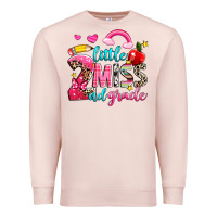 Pale Pink little miss second grade Premium Sweatshirt - NancyCooperArtShop