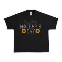 Black my first mother's day Urban Heavy Tee - CowhideDigitalArt
