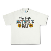 Pistachio my first mother's day Urban Heavy Tee - CowhideDigitalArt