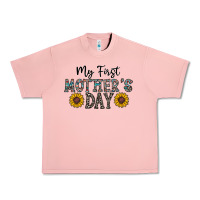 Salmon my first mother's day Urban Heavy Tee - CowhideDigitalArt