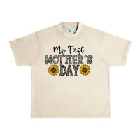 Sandshell my first mother's day Urban Heavy Tee - CowhideDigitalArt