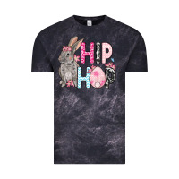 Cloud Black Easter Day Hip hop bunny Vintage Tee - OliviaCreatesArt