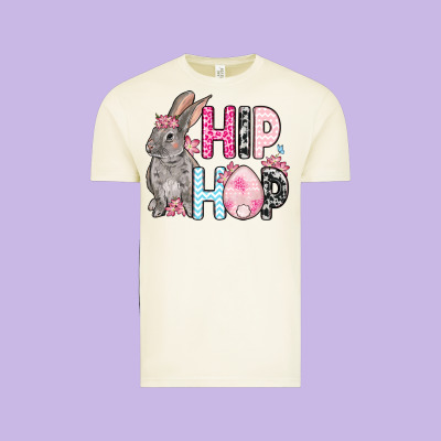 Easter Day Hip Hop Bunny Vintage Tee Designed By Oliviacreatesart